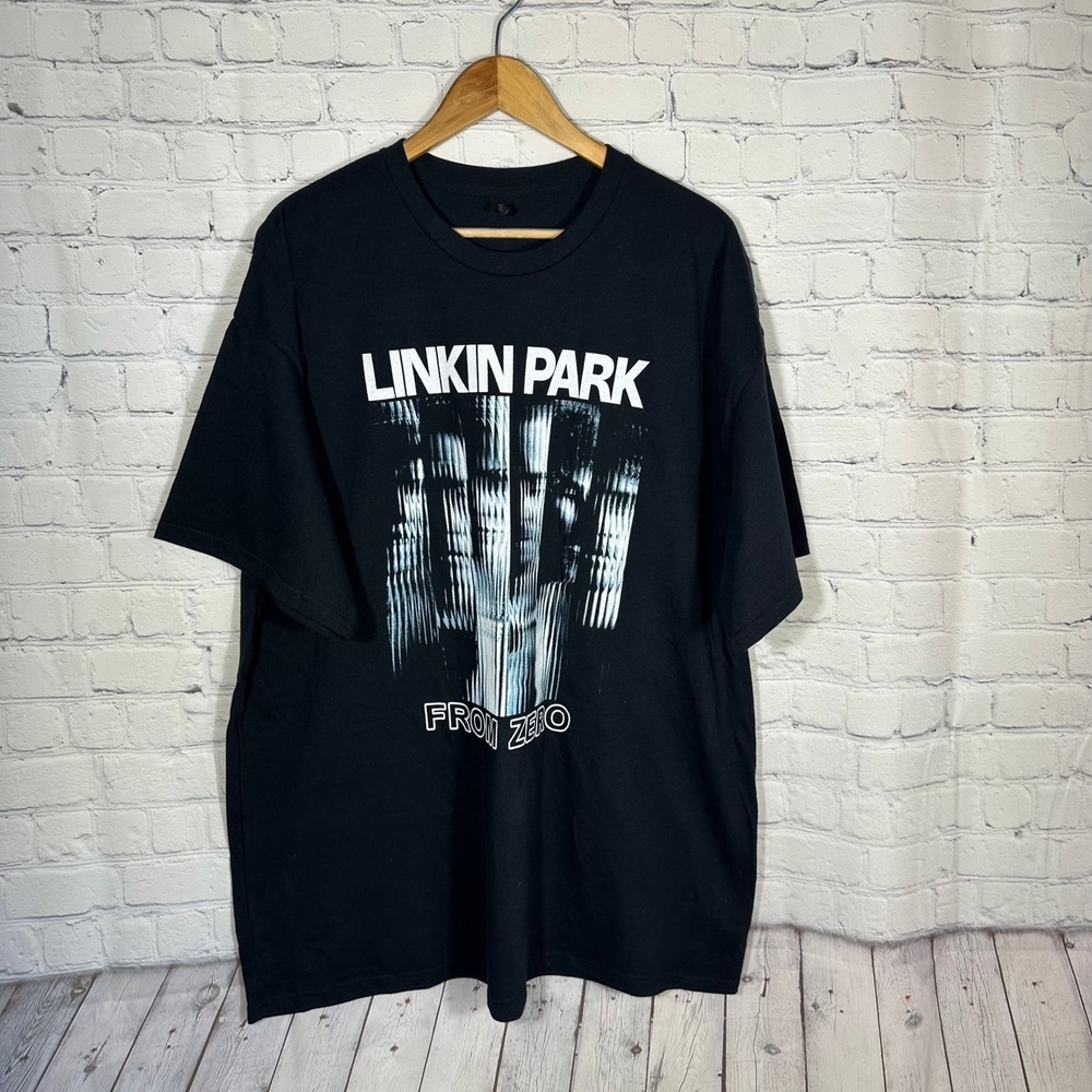 Linkin Park From Zero World Tour 2025 T-Shirt Mens Black Concert Tee XL 2XL
